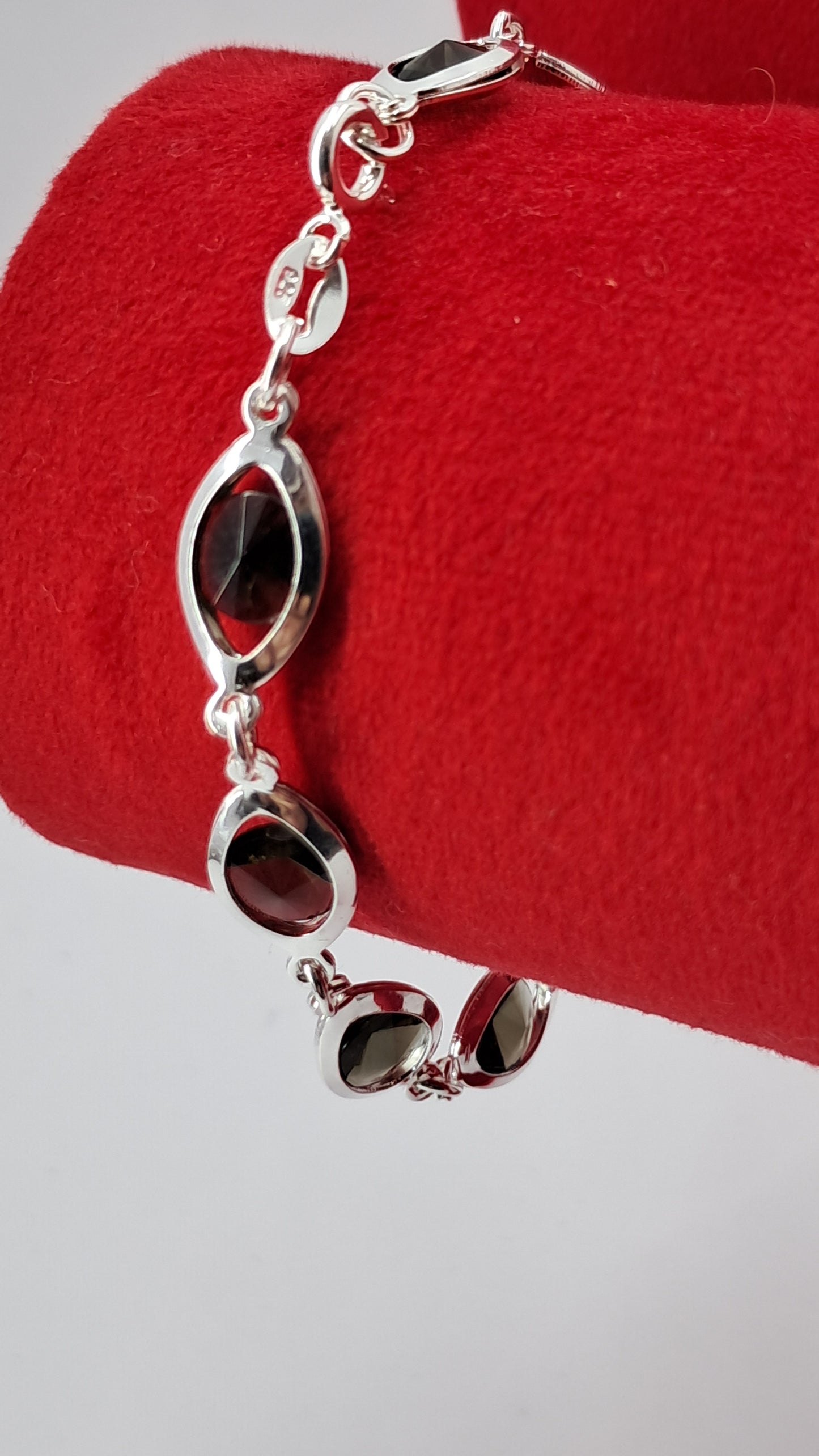 Pulsera Obsidiana Midnight - Plata 925