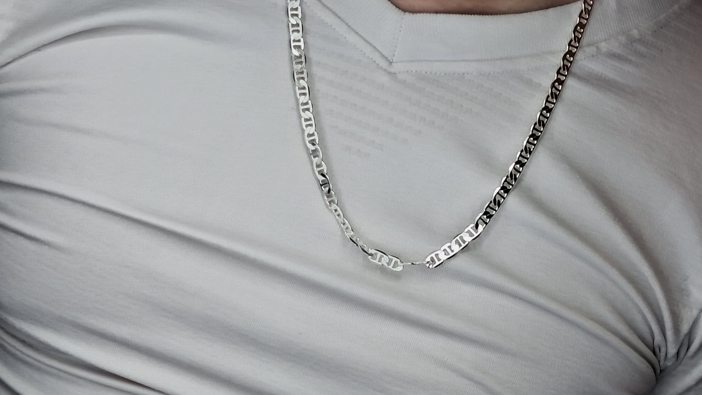 Cadena Plata 925 Titanio Urbano – 62 cm / 21.9 g