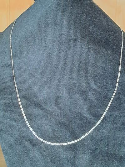 Cadena Plata 925 Hombre — Eslabón Cuadrado