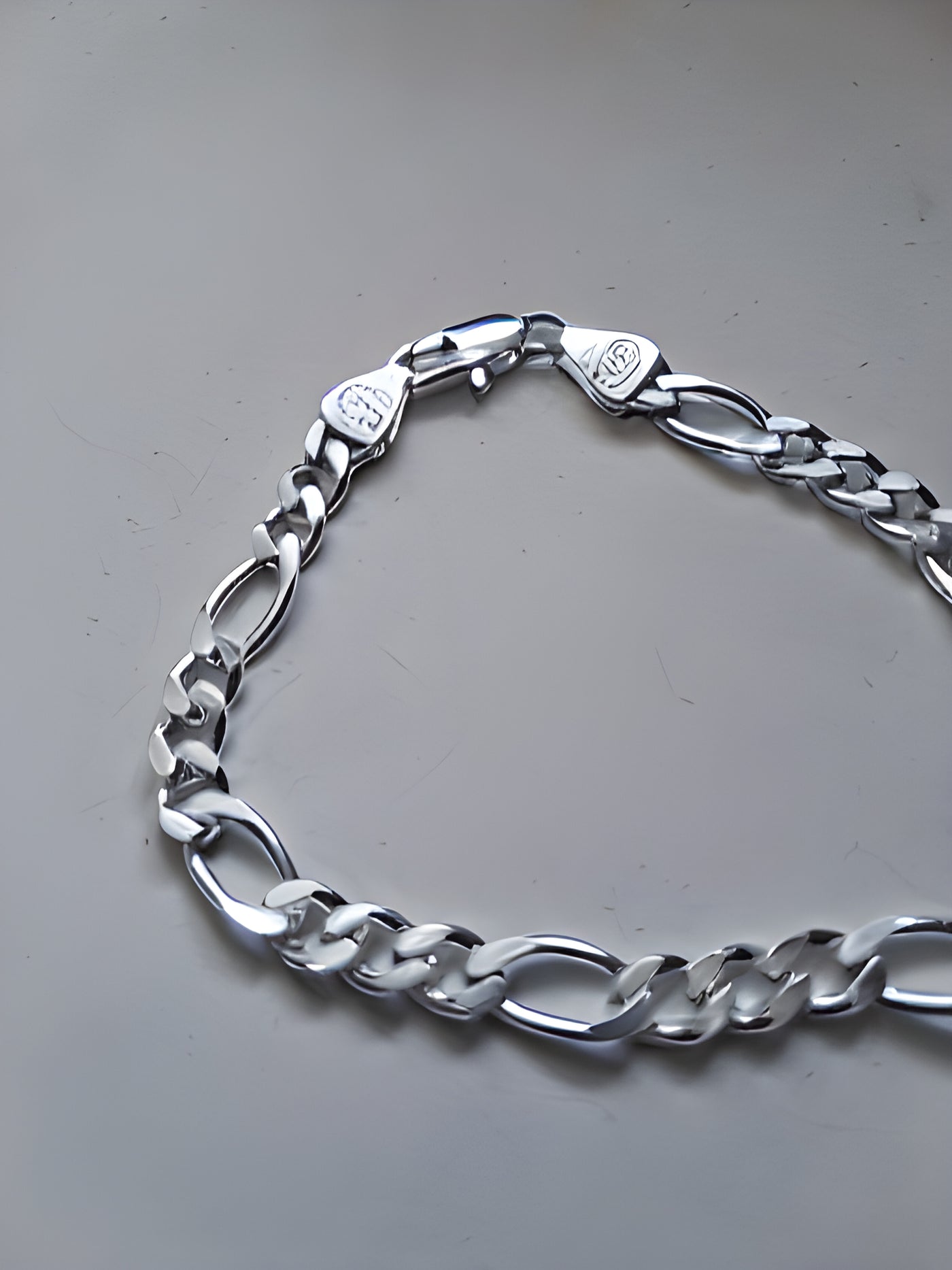 Pulsera Cubana de Plata 925 para Hombre – 20 cm | 10,3 g | Eslabones 1x3