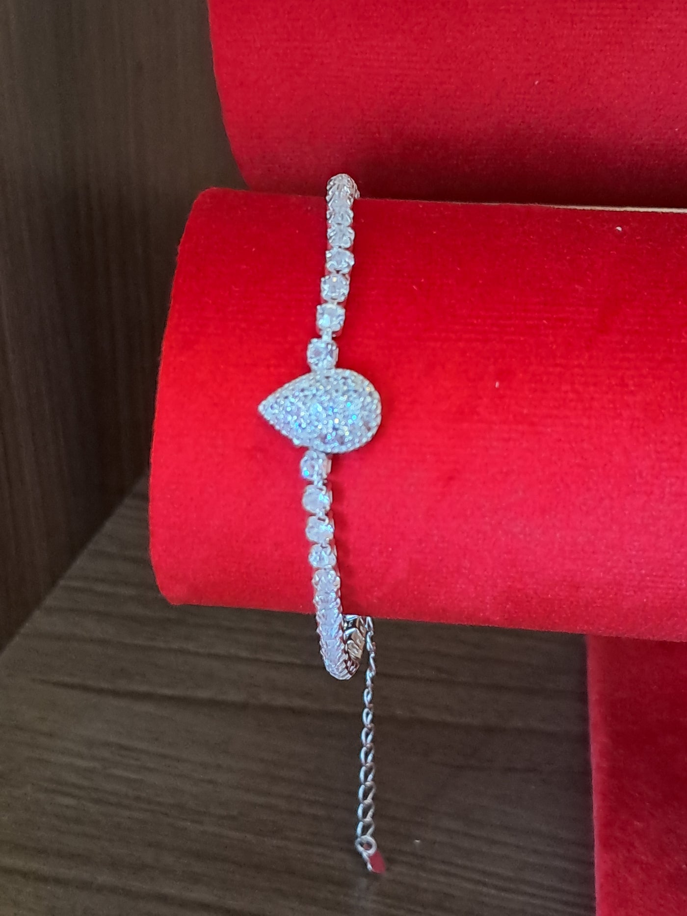 Pulsera Plata 925 — Gota Pavé de Circonitas