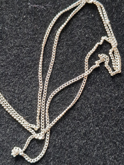 Cadena Fina Plata 925 Hombre