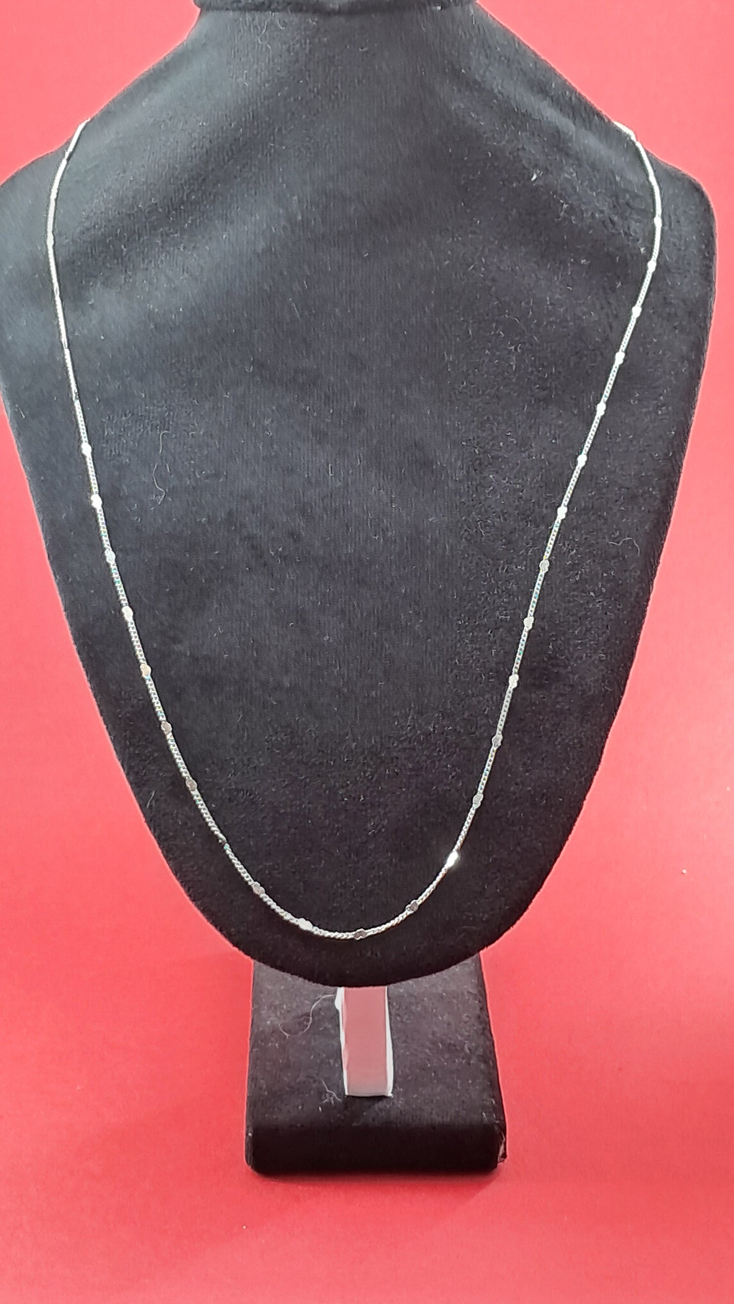 Collar Plata 925 — Diseño de Corazones Pulidos