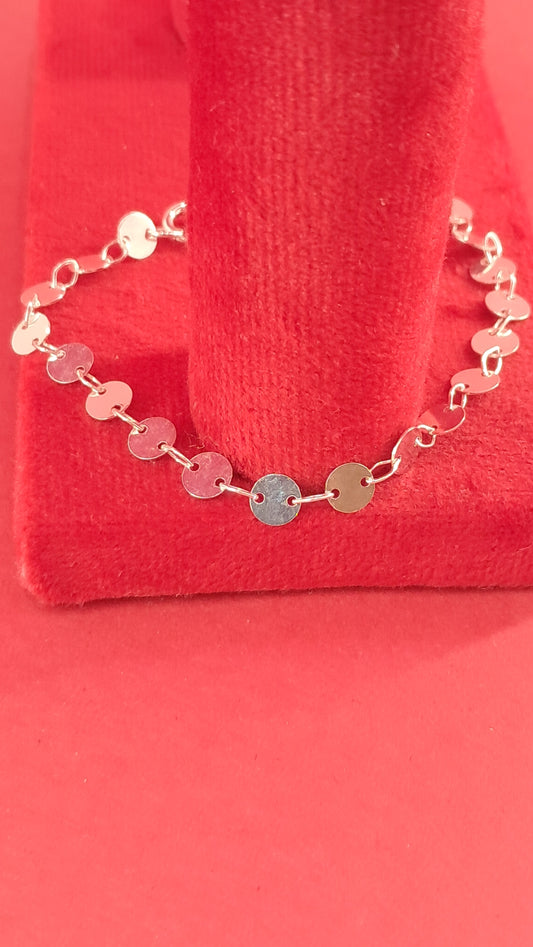 Pulsera Discos en Plata 925