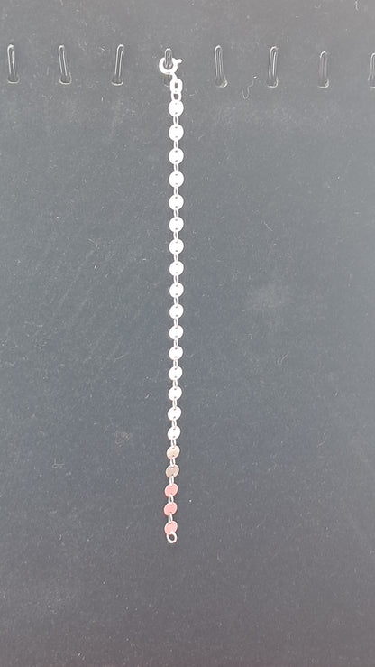 Pulsera Discos en Plata 925