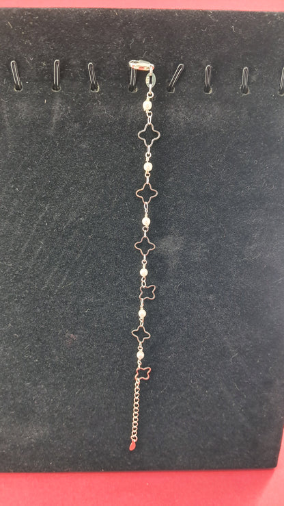 Pulsera Estrellas y Perlas en Plata 925