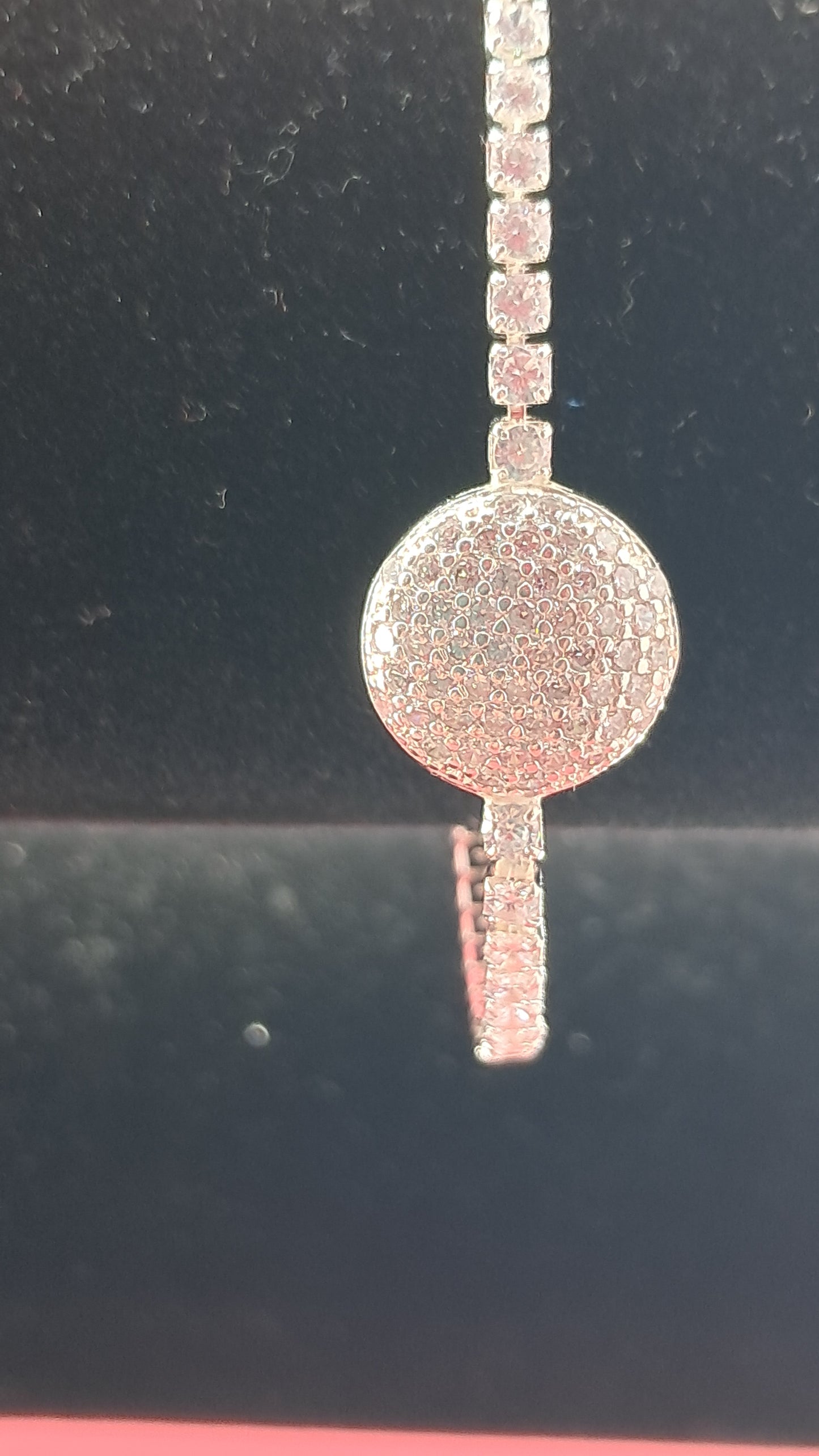 Pulsera Plata 925 — Esfera Pavé de Circonitas