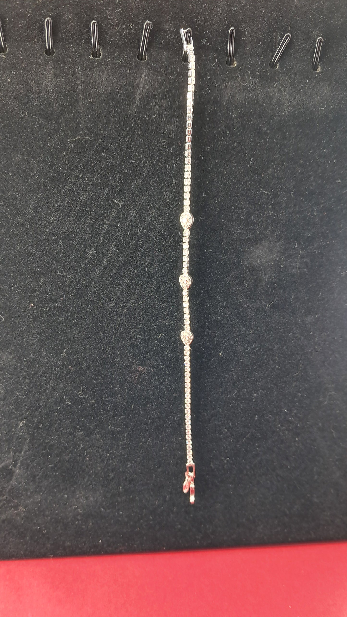 Pulsera Plata 925 — Gotas y Circonitas