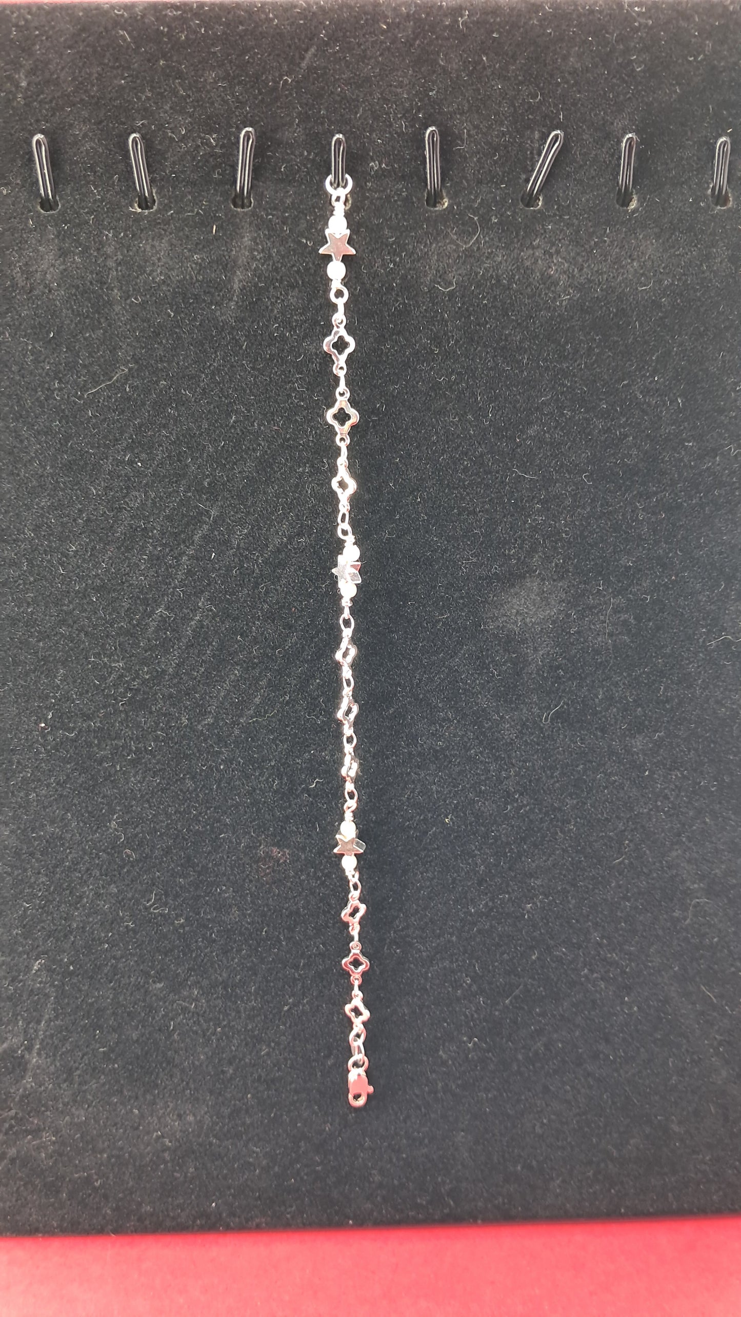 Pulsera Estrellas y Tréboles en Plata 925