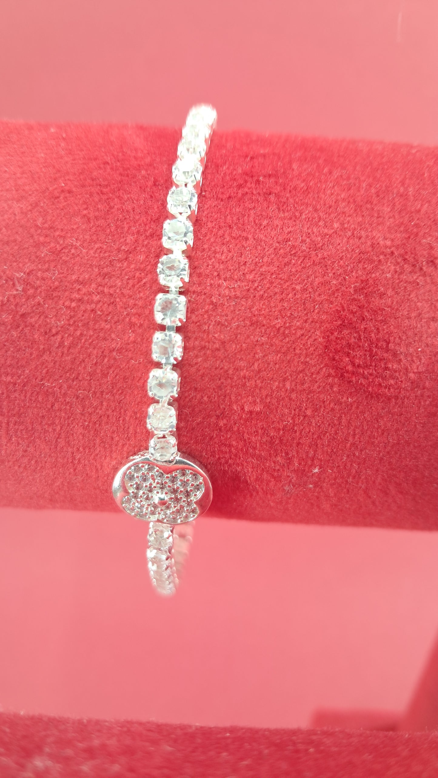 Pulsera Plata 925 — Trébol Pavé y Circonitas