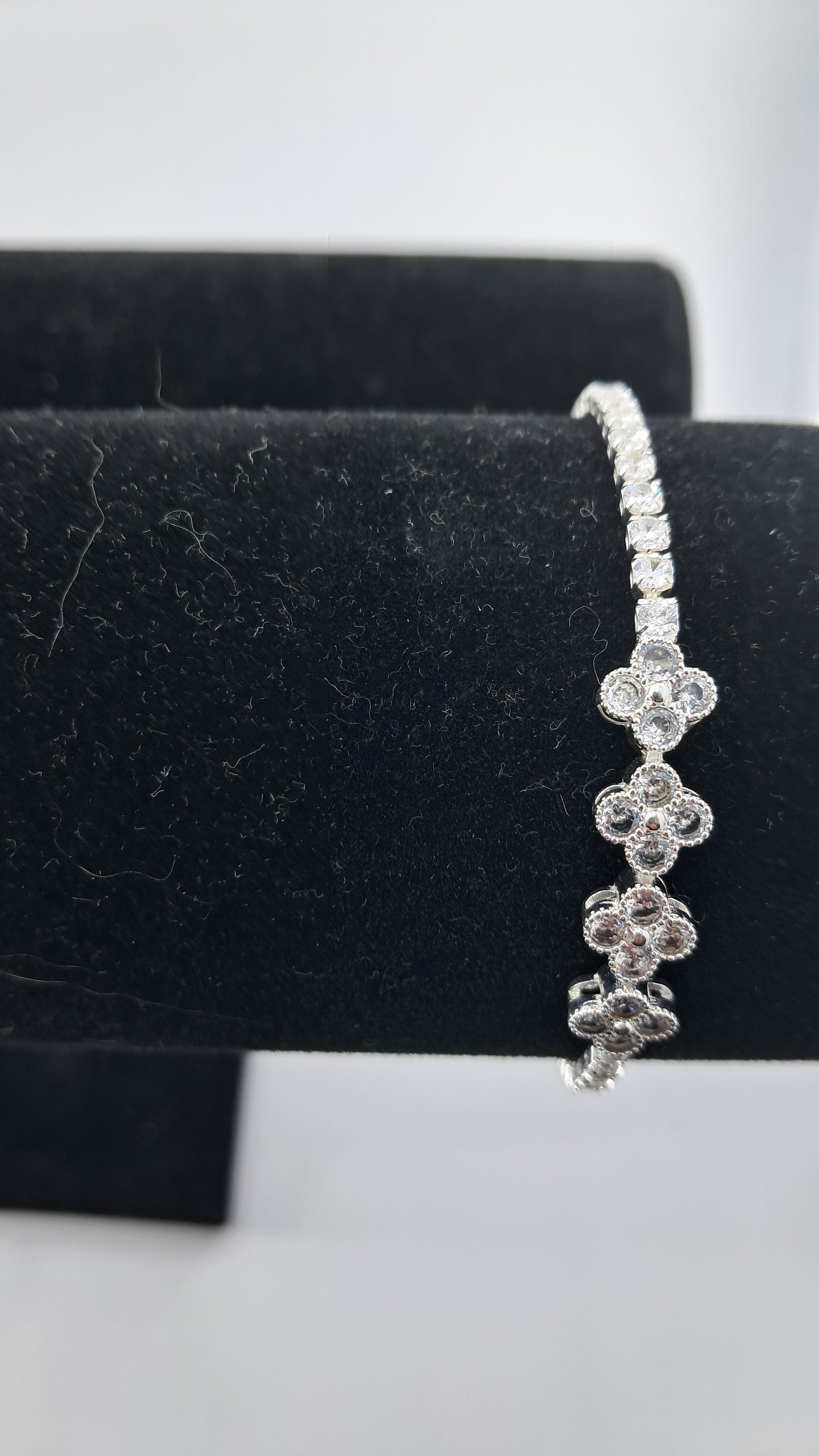 Pulsera Plata 925 — Tréboles Pavé de Circonitas