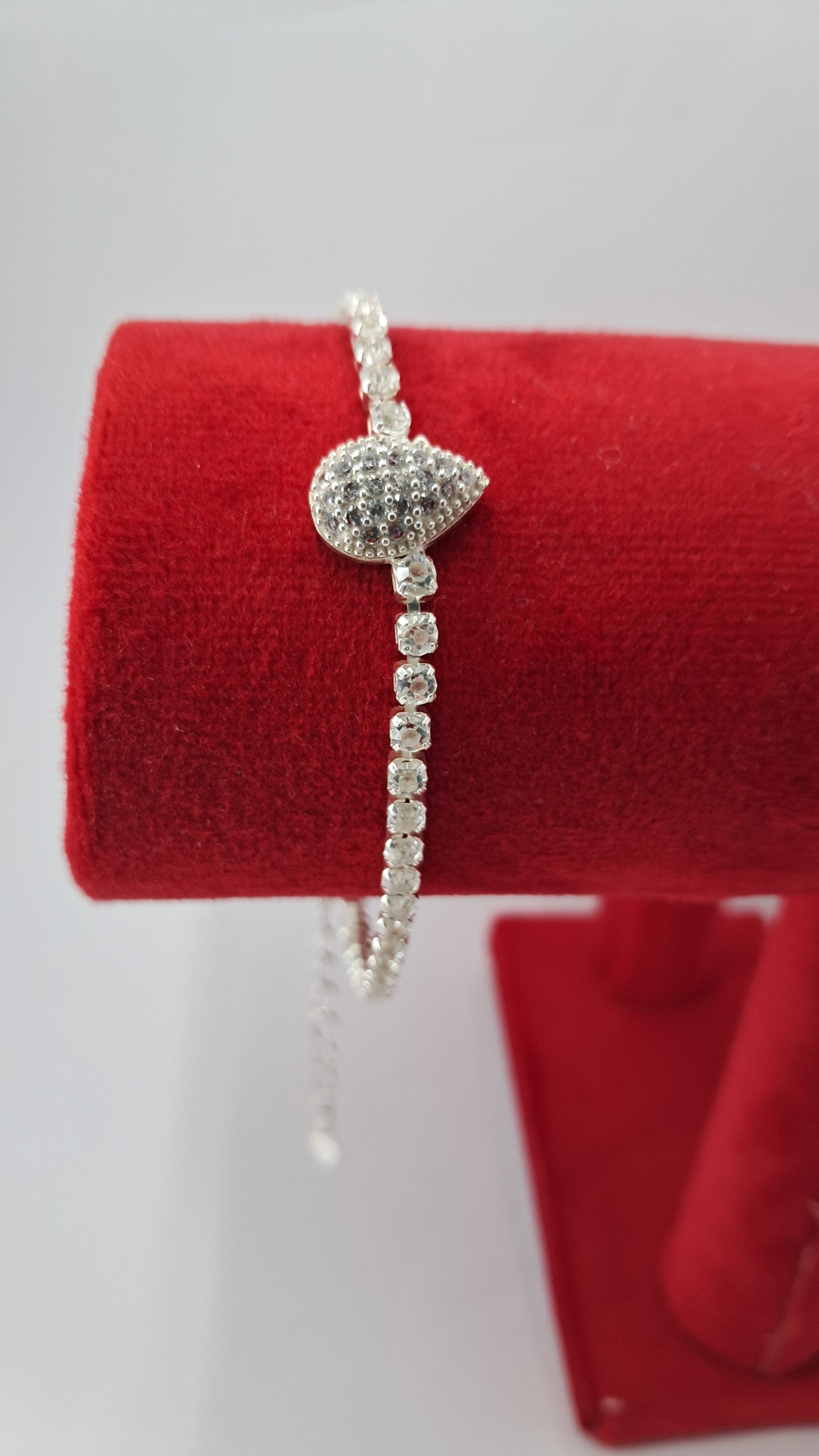 Pulsera Plata 925 — Gota Pavé de Circonitas