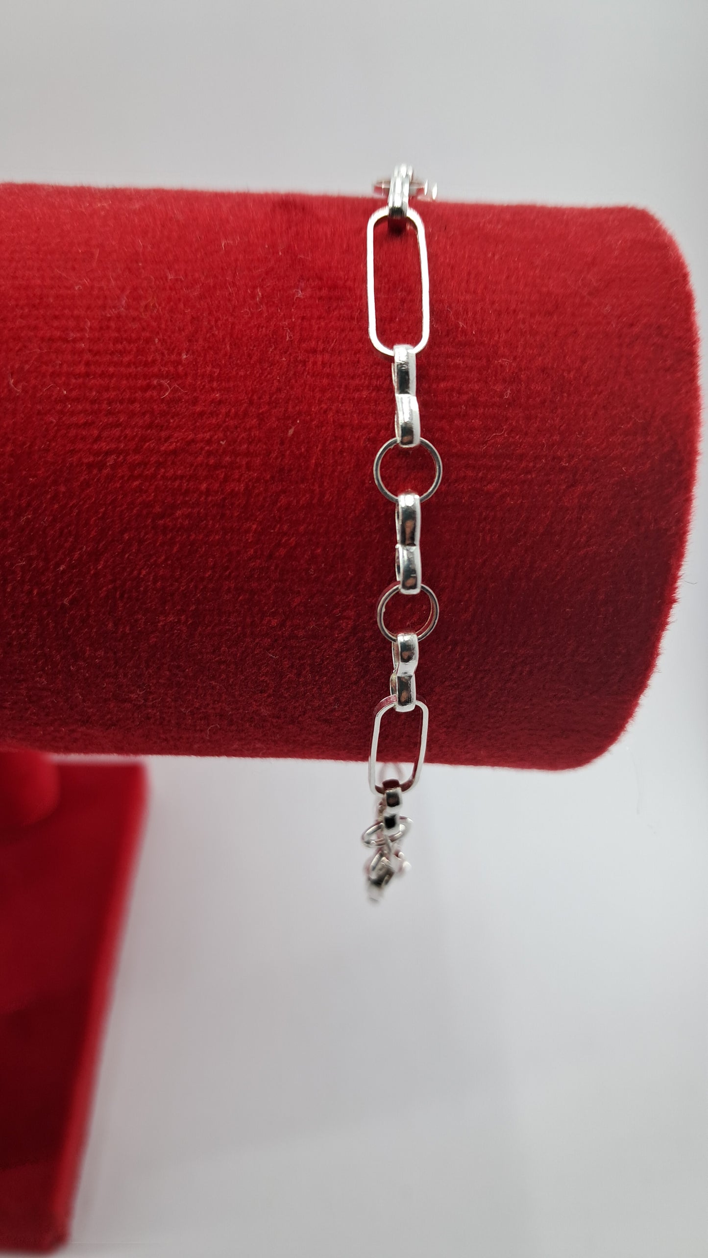 Pulsera Plata 925 Eslabones Mixtos – 20 cm (3 g)