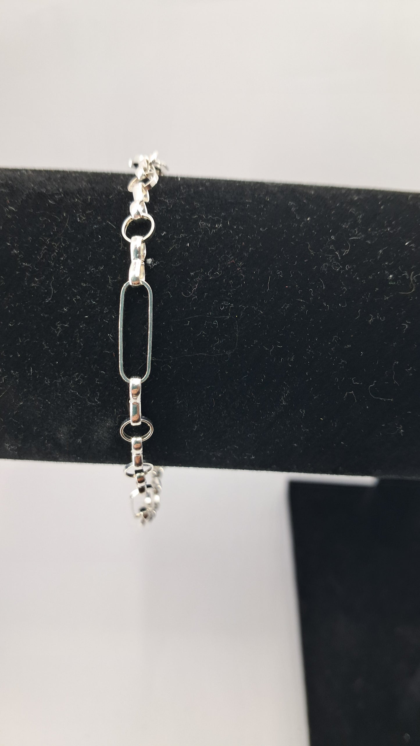 Pulsera Plata 925 Eslabones Mixtos – 20 cm (3 g)