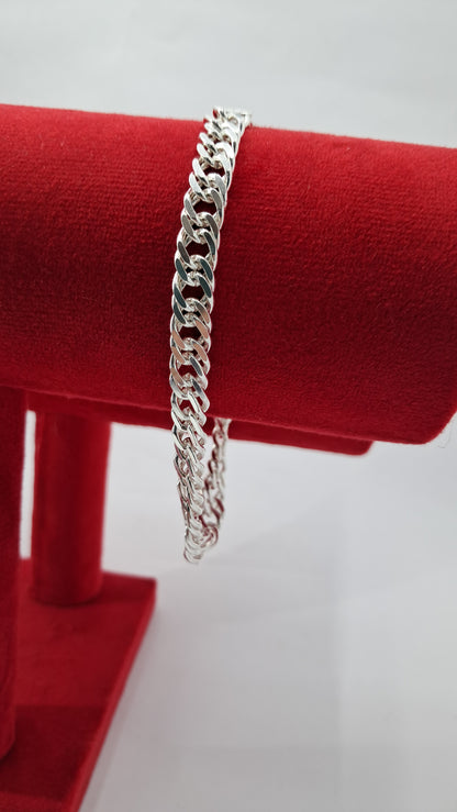 Pulsera Cubana Imperio - Plata 925