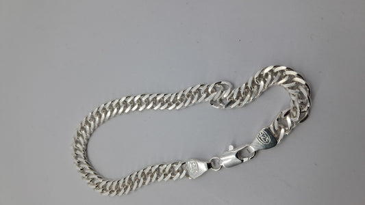 Pulsera Cubana Imperio - Plata 925