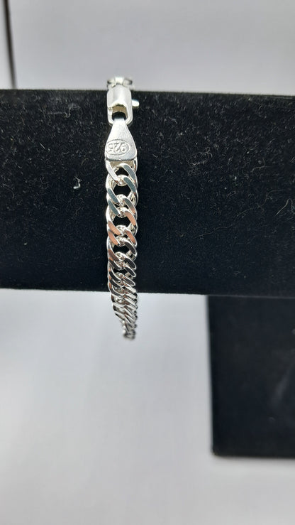 Pulsera Cubana Imperio - Plata 925