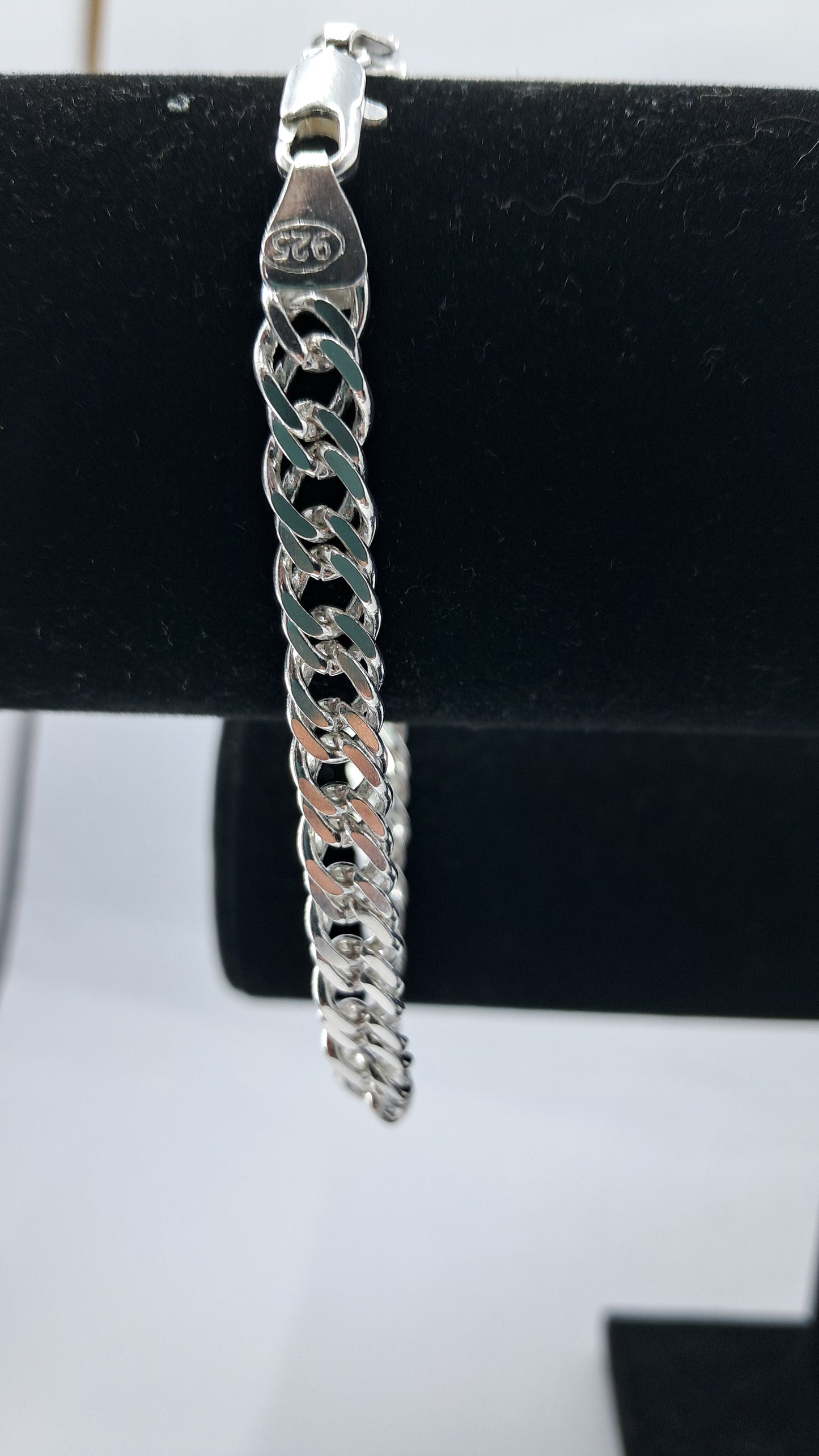 Pulsera Cubana Imperio - Plata 925