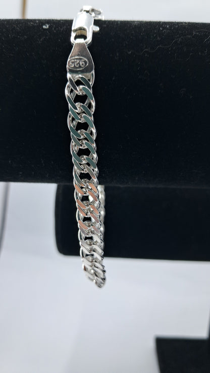 Pulsera Cubana Imperio - Plata 925