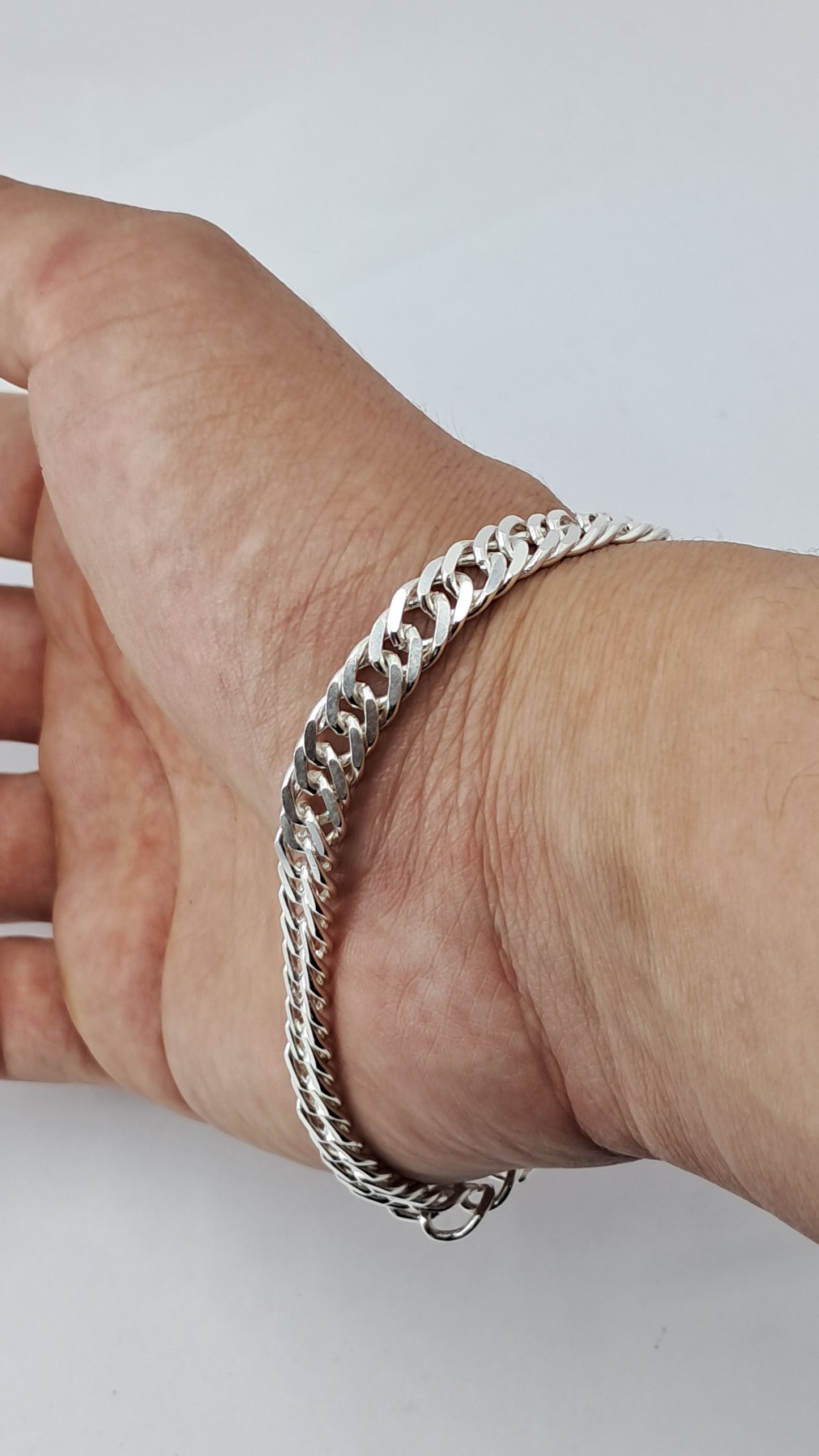 Pulsera Cubana Imperio - Plata 925