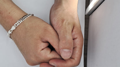 Pulsera Cubana Imperio - Plata 925