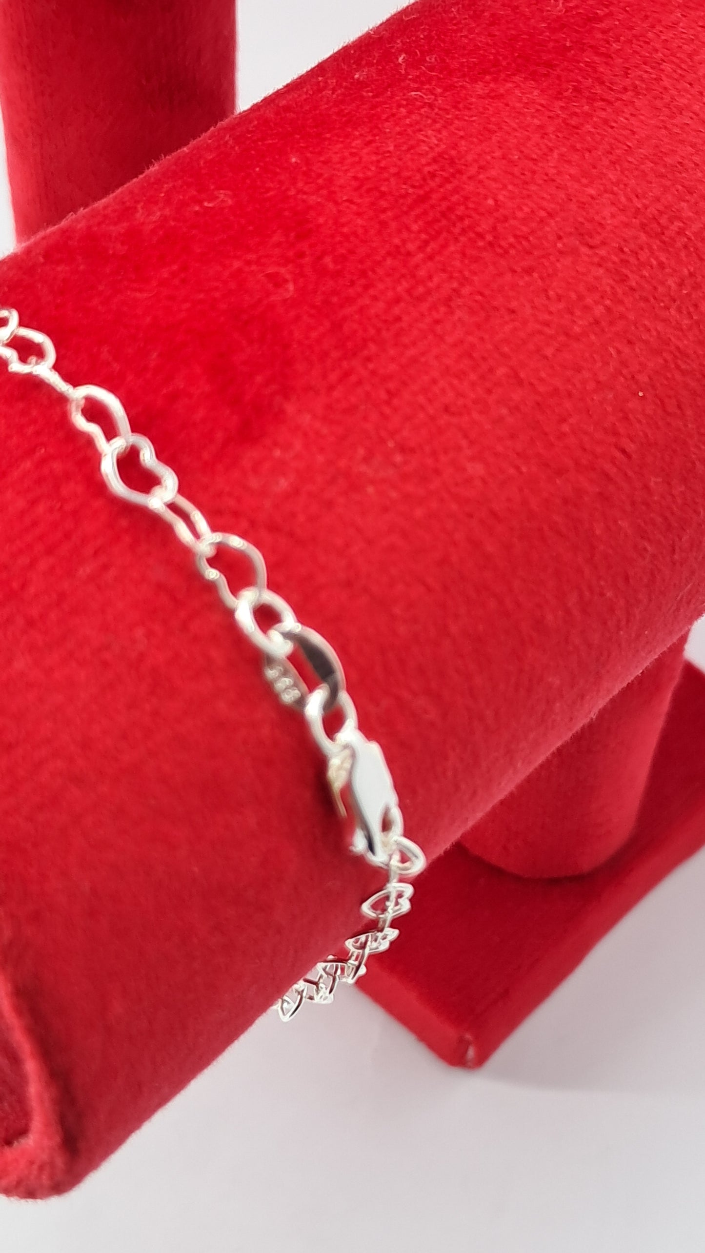 Pulsera Corazones Flotantes - Plata 925