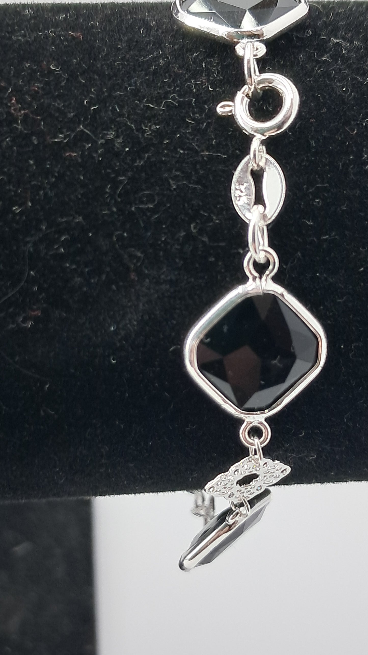 Pulsera Alhambra Noir - Plata 925