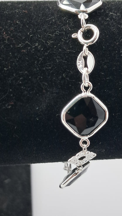 Pulsera Alhambra Noir - Plata 925