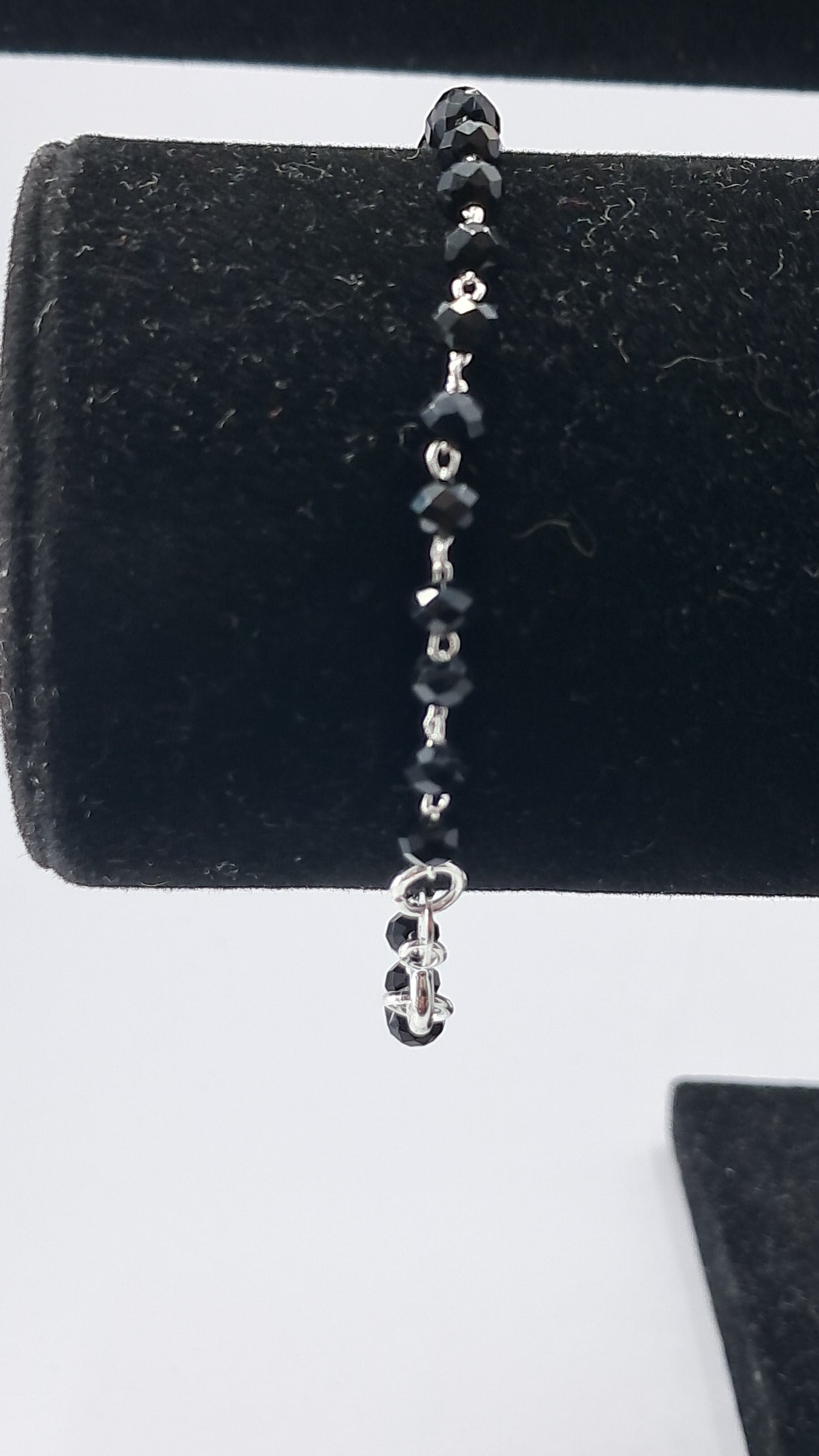 Pulsera Rosario Black Diamond - Plata 925