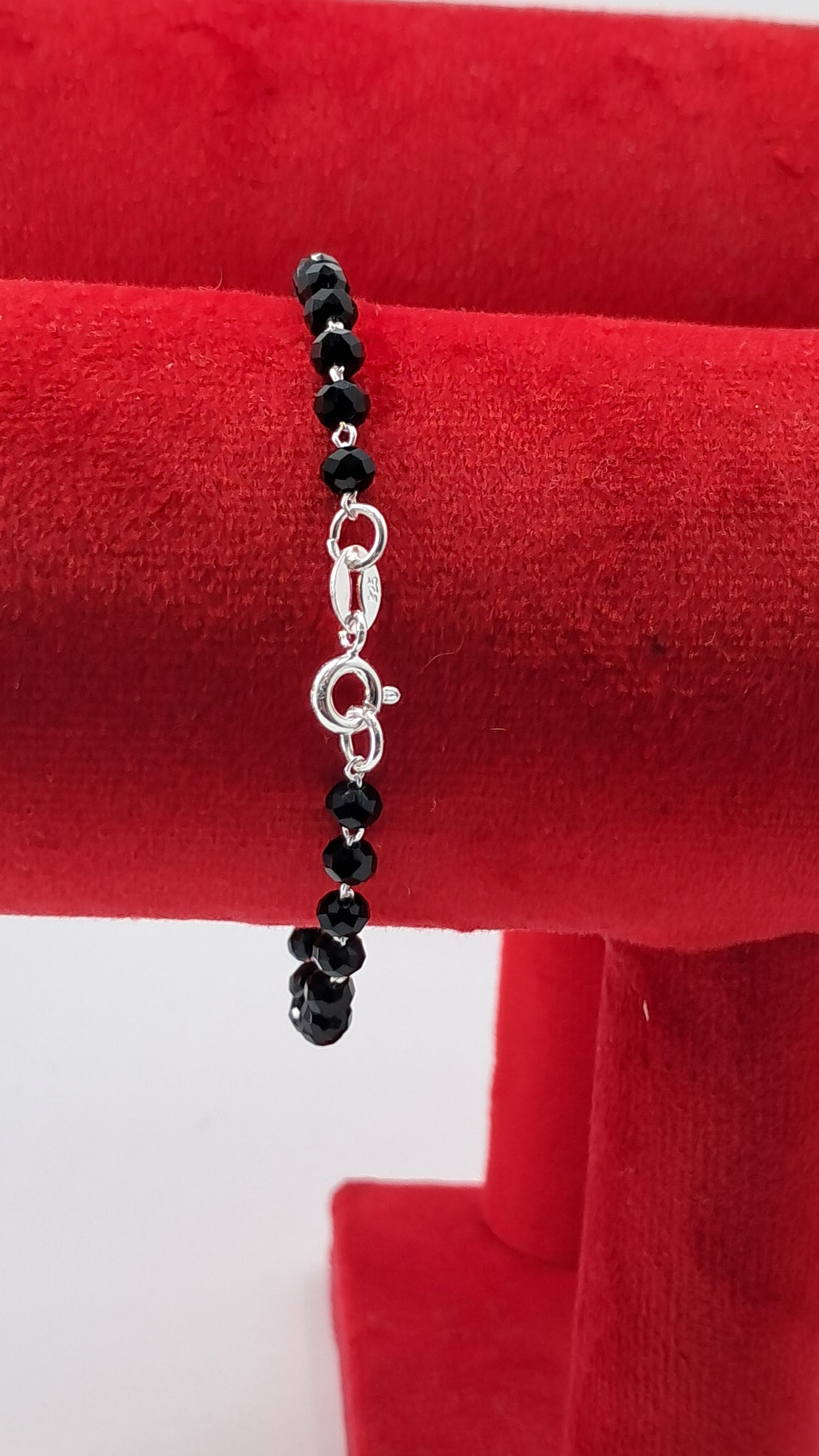 Pulsera Rosario Black Diamond - Plata 925