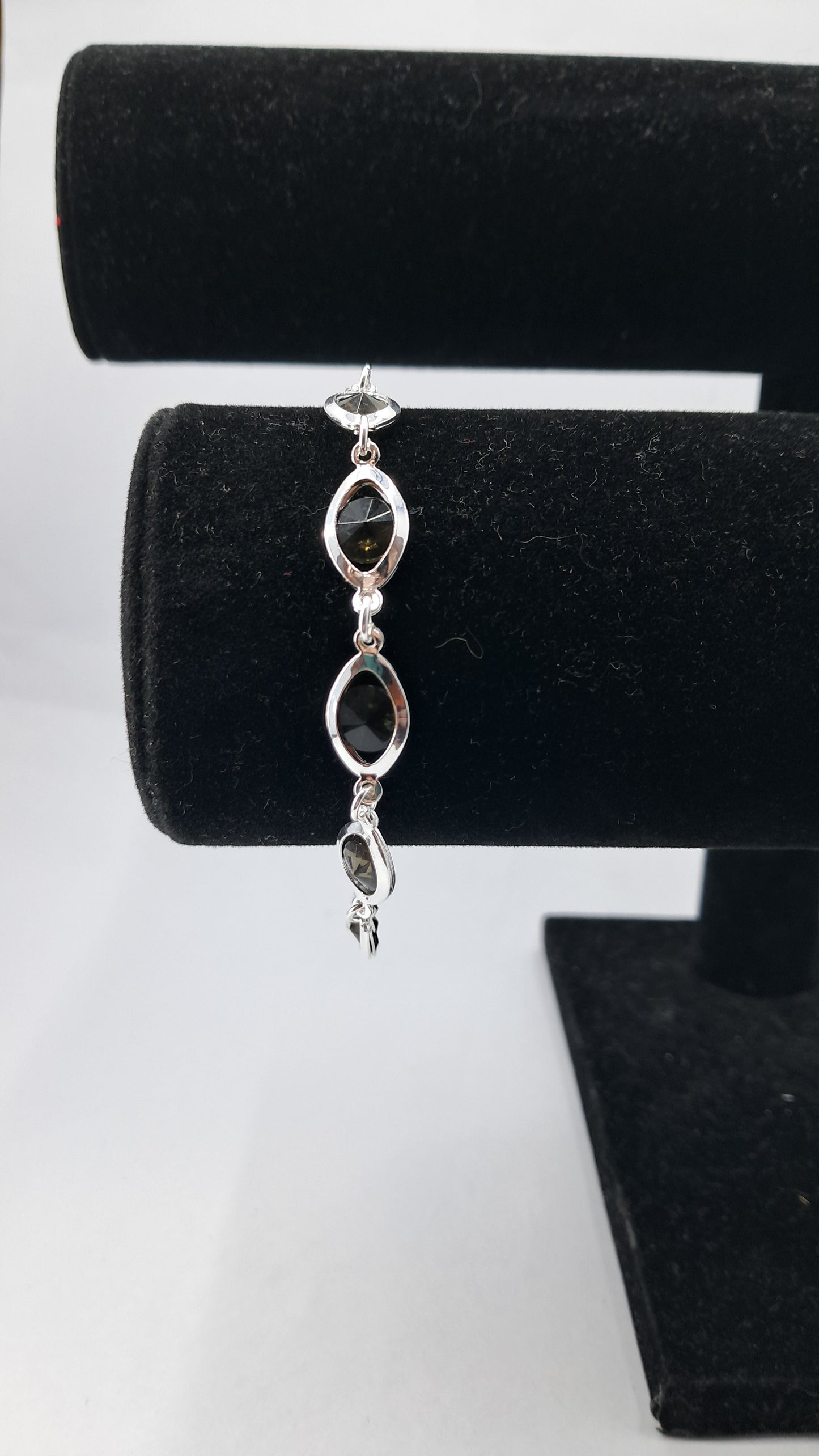 Pulsera Obsidiana Midnight - Plata 925