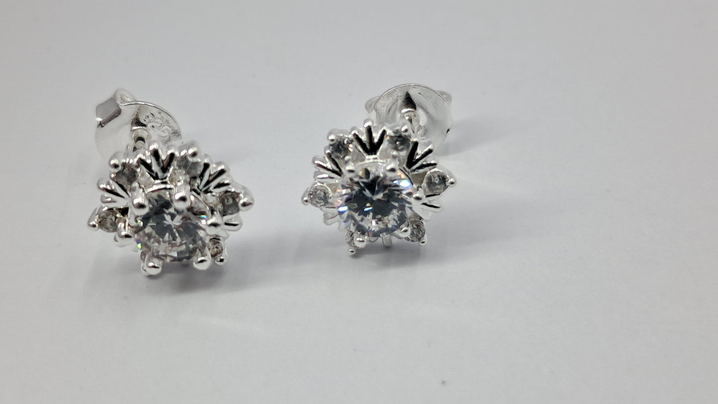 Studs Estrella de Hielo Deluxe - Plata 925