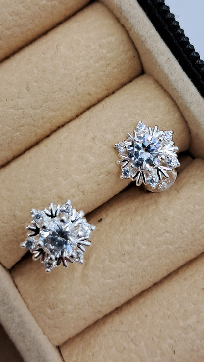 Studs Estrella de Hielo Deluxe - Plata 925