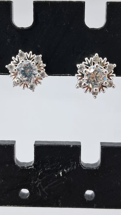 Studs Estrella de Hielo Deluxe - Plata 925