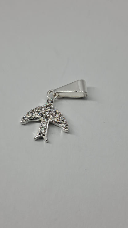 Dije Ave Brillante – Plata 925 (18 mm)