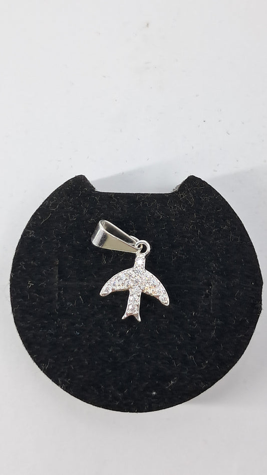 Dije Ave Brillante – Plata 925 (18 mm)