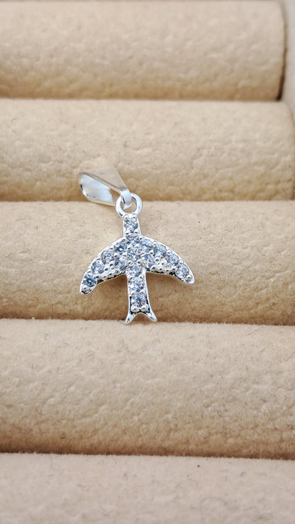 Dije Ave Brillante – Plata 925 (18 mm)