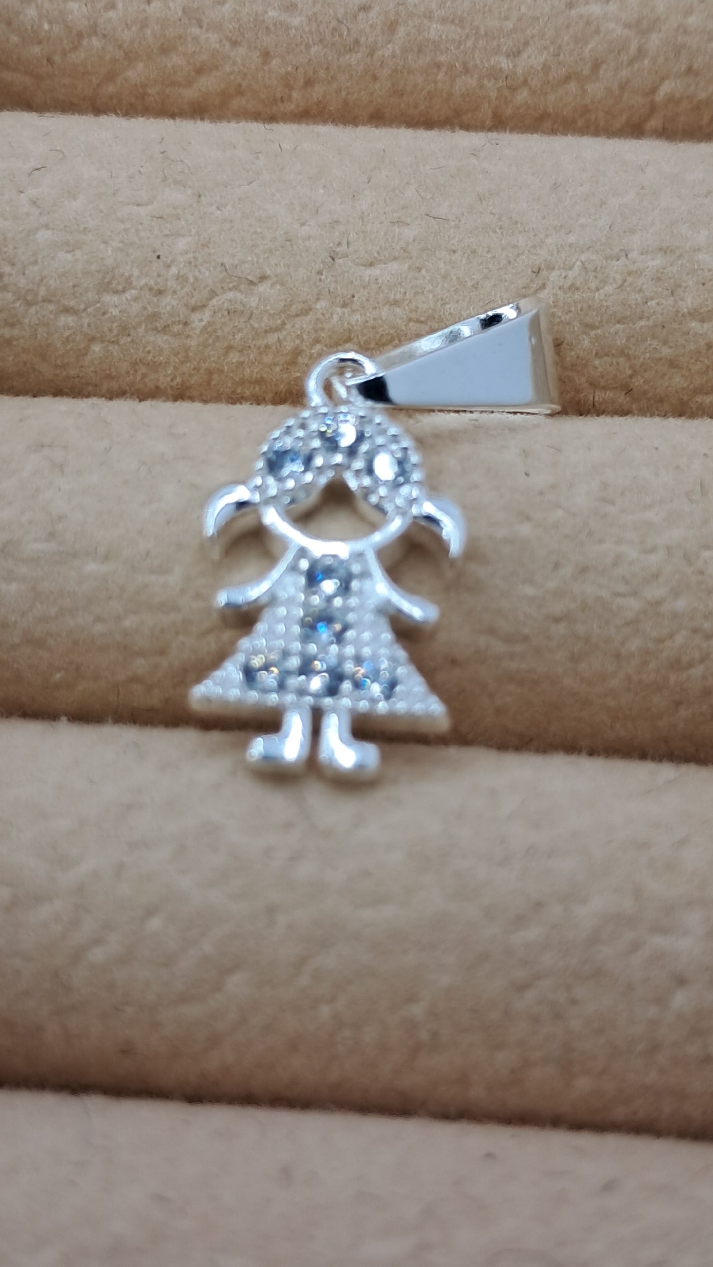 Dije Princesita Brillante - Plata 925