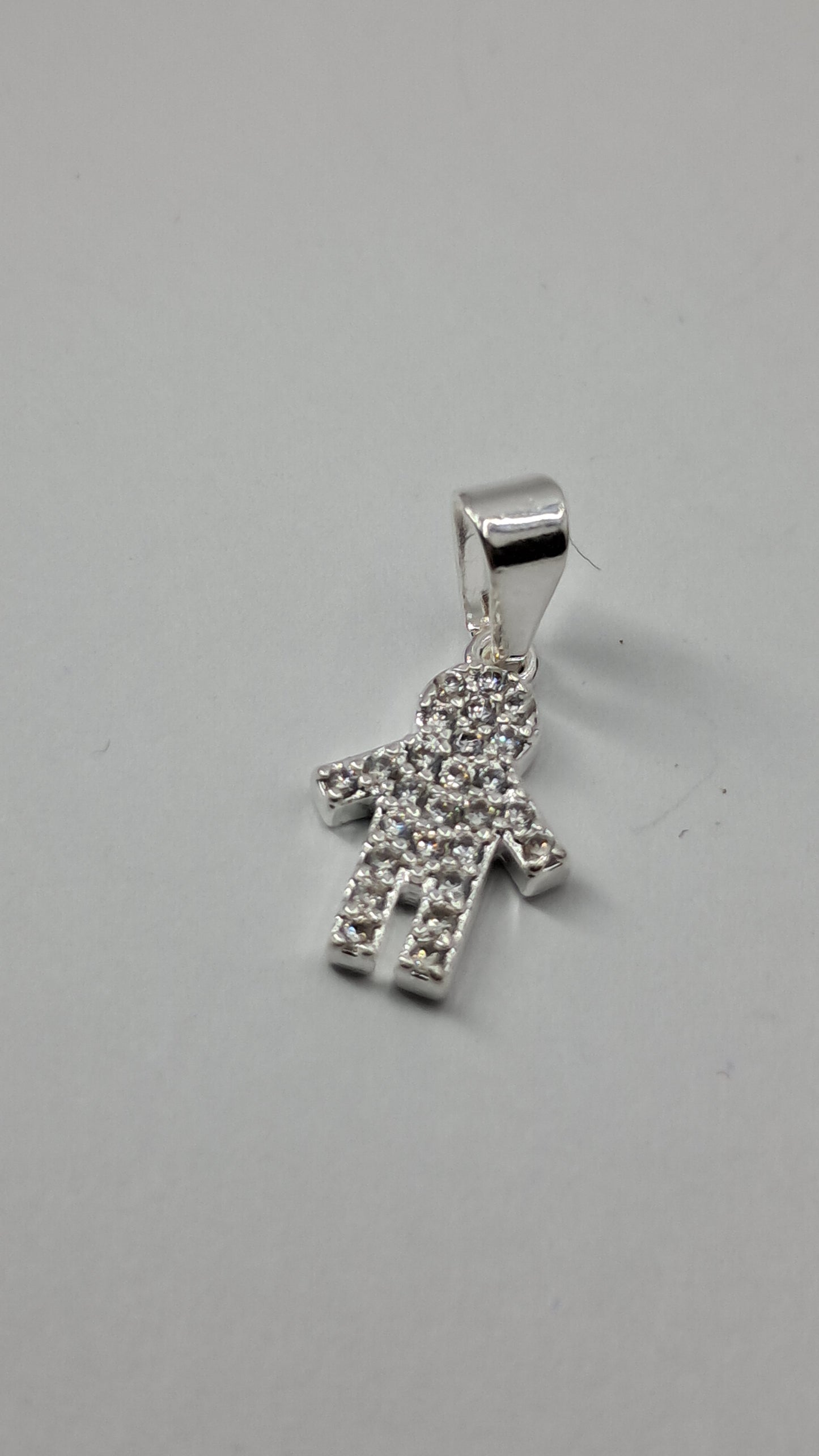 Dije Mi Primer Amor Pavé - Plata 925