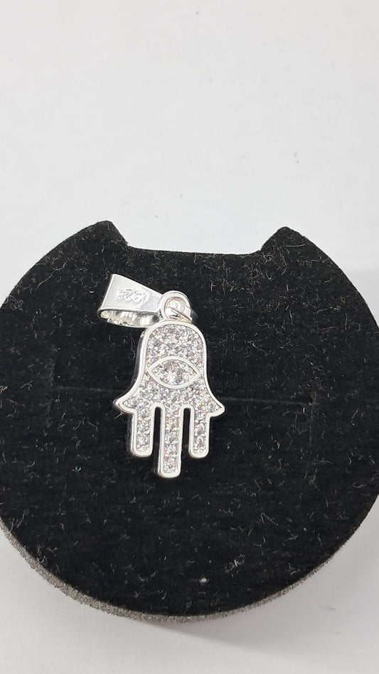 Dije Hamsa Protectora Deluxe - Plata 925