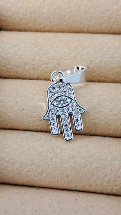 Dije Hamsa Protectora Deluxe - Plata 925
