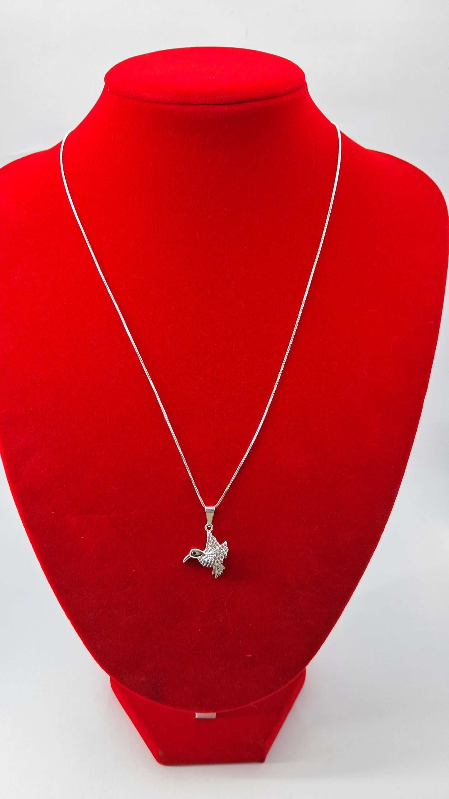 Collar Colibrí Luz Plata 925 – 55 cm