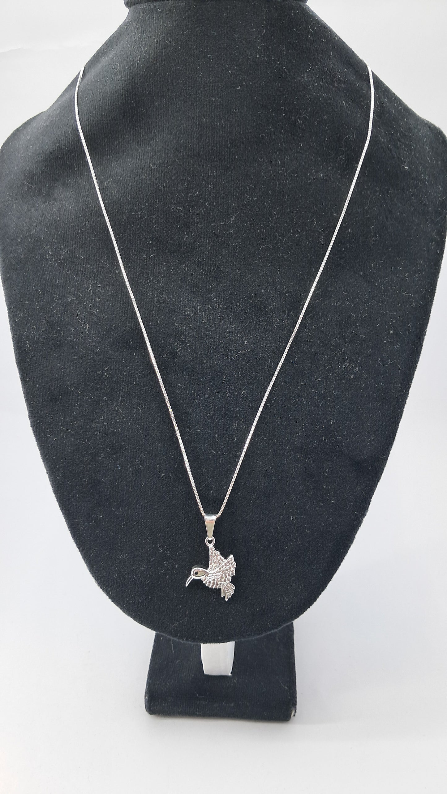 Collar Colibrí Luz Plata 925 – 55 cm