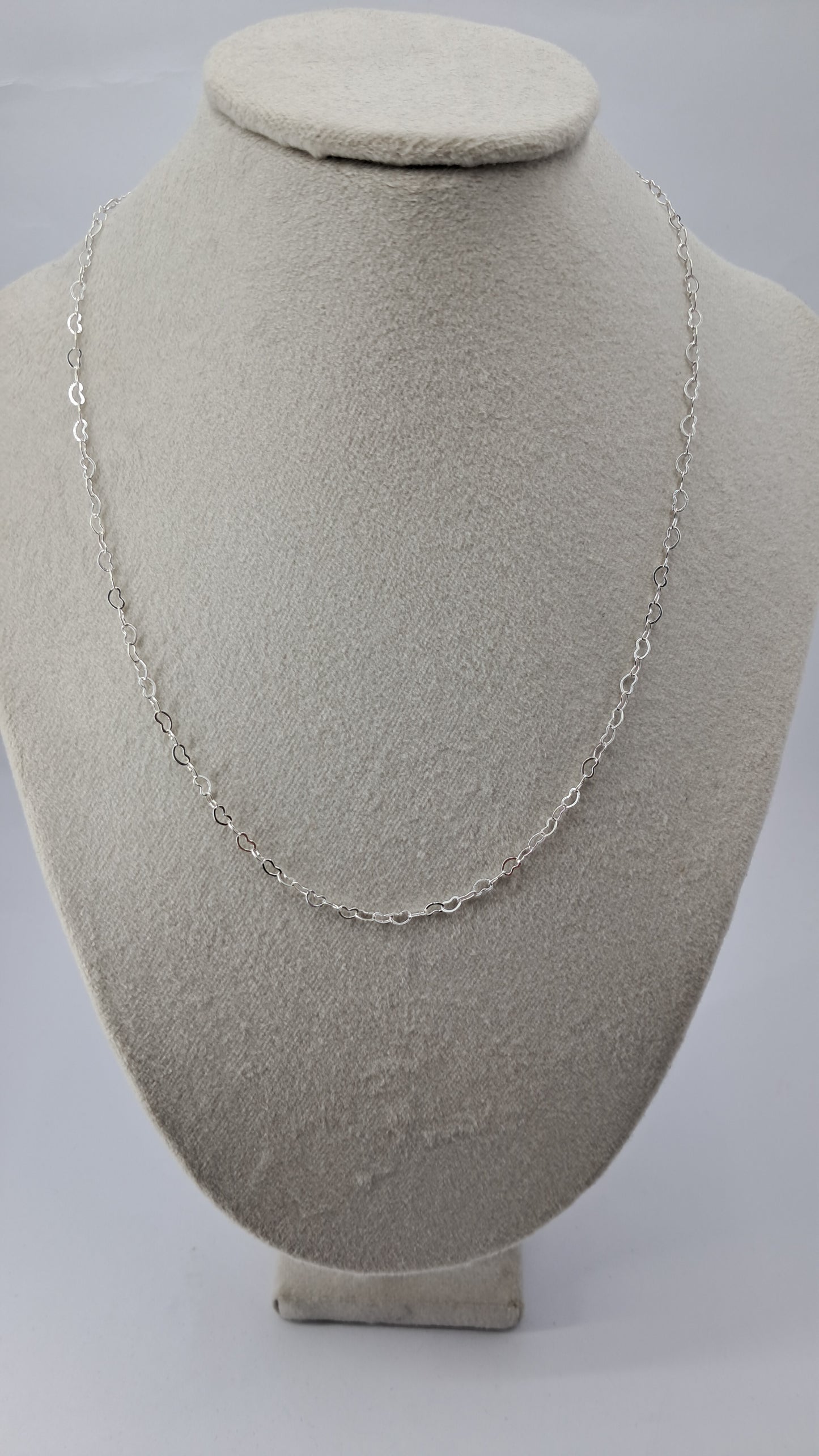 Cadena Essential Link Plata 925 – 46 cm - corazones