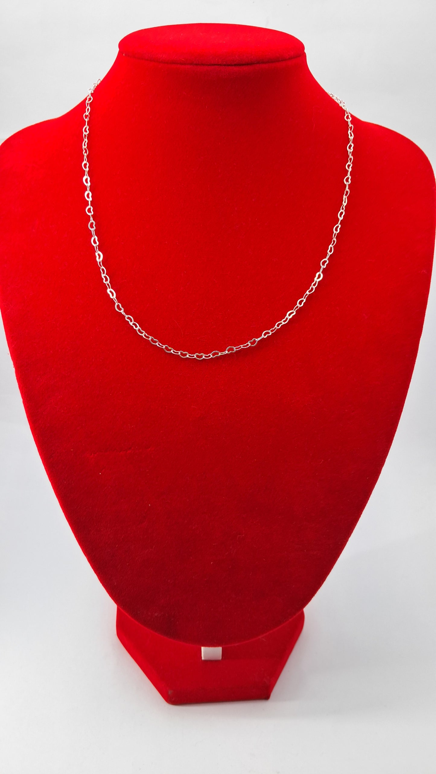 Cadena Essential Link Plata 925 – 46 cm - corazones