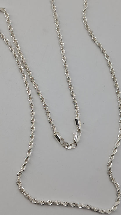 Cadena Turbillon Plata 925 “Rope Titan” – 57 cm / 14.1 g