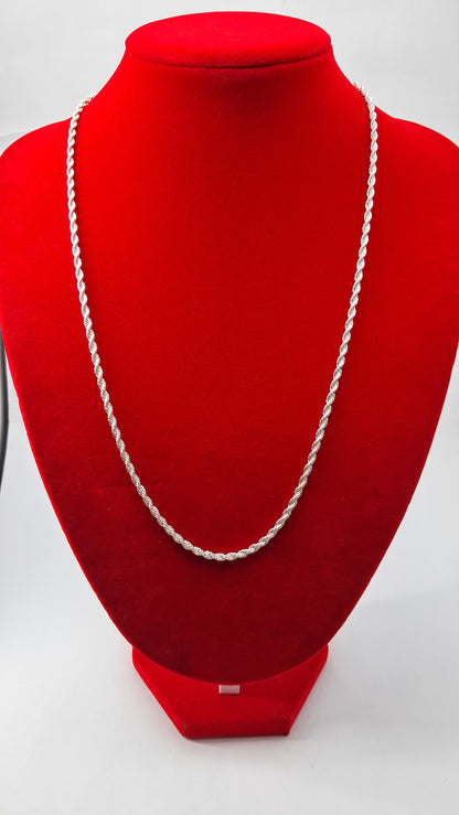 Cadena Turbillon Plata 925 “Rope Titan” – 57 cm / 14.1 g