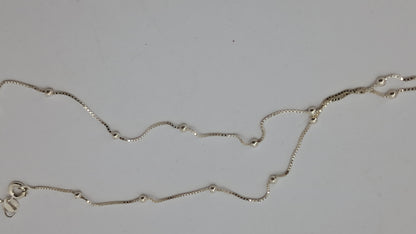 Cadena Plata 925 “Stellar Beads” – 49 cm / 2.3 g
