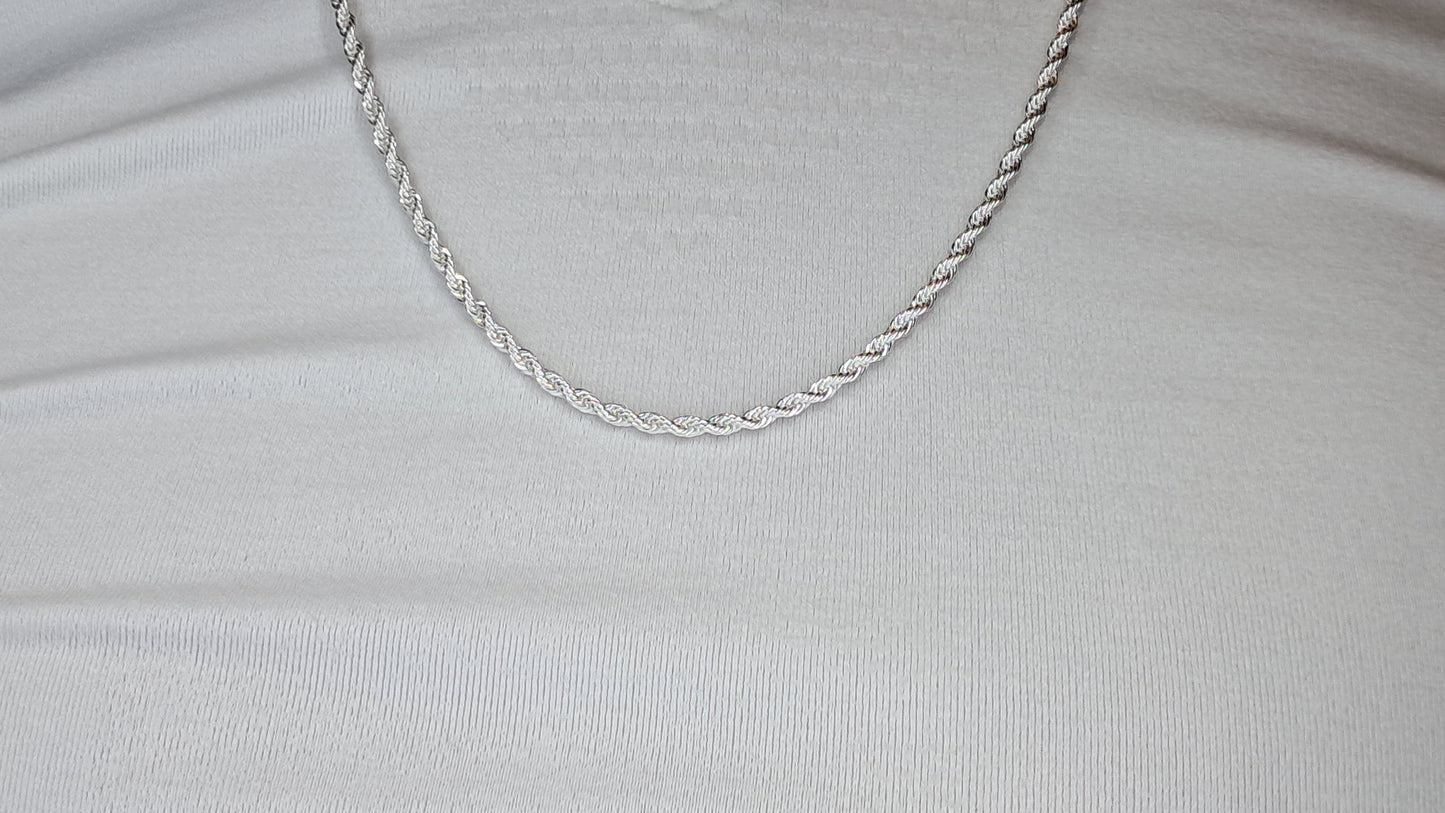 Cadena Turbillon Plata 925 “Rope Titan” – 57 cm / 14.1 g
