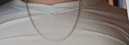 Cadena Turbillon Plata 925 “Rope Titan” – 57 cm / 14.1 g